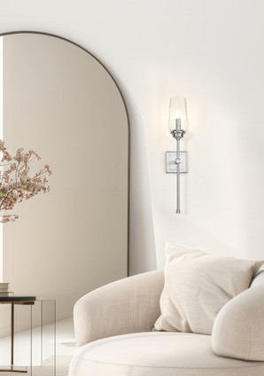 Cosmo One Light Wall Sconce (2015-1S-BN)