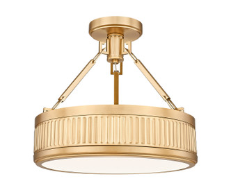 Z-Lite - 3046SF15-MGLD-LED - LED Semi Flush Mount - Quinn - Modern Gold