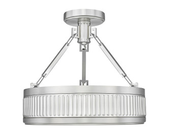 Quinn LED Semi Flush Mount (3046SF15-SN-LED)