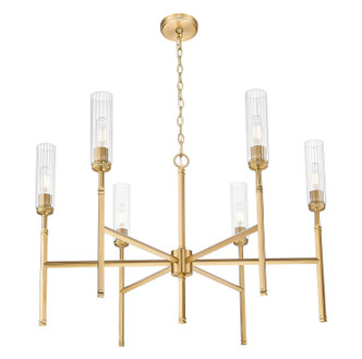 Esme Six Light Chandelier (3047-6MGLD)