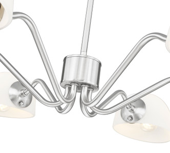 Breton Six Light Chandelier (3048-6BN)