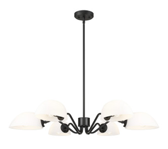 Z-Lite - 3048-6MB - Six Light Chandelier - Breton - Matte Black