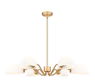 Z-Lite - 3048-6MGLD - Six Light Chandelier - Breton - Modern Gold