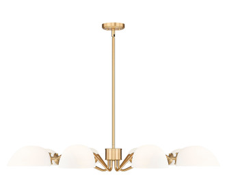 Breton Eight Light Chandelier (3048-8MGLD)