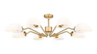 Breton Eight Light Chandelier (3048-8MGLD)