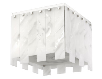 Viviana Four Light Flush Mount (345F13-PN)