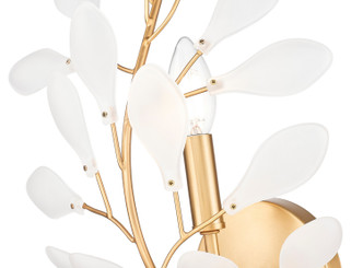 Claudine One Light Wall Sconce (353-1S-MGLD)