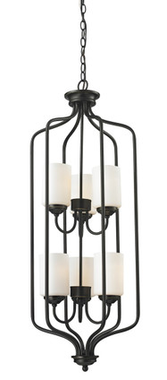 Z-Lite - 414-40 - Six Light Chandelier - Cardinal - Olde Bronze