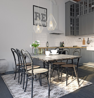 Quintus One Light Pendant (442MP12-WH)