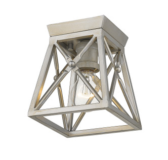Trestle One Light Flush Mount (447F1-AS)