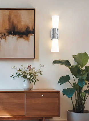 Emrys Two Light Wall Sconce (4504-2S-BN)