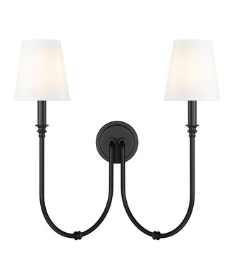 Jisele Two Light Wall Sconce (4505-2S-MB)