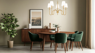 Jisele Five Light Chandelier (4505-5RB)