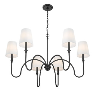 Jisele Six Light Chandelier (4505-6MB)