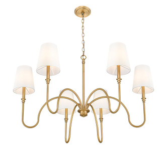 Jisele Six Light Chandelier (4505-6RB)