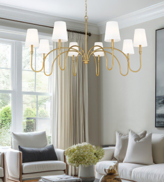 Jisele Eight Light Chandelier (4505-8RB)
