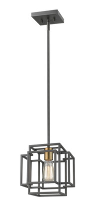 Z-Lite - 454MP-BRZ-OBR - One Light Pendant - Titania - Bronze + Olde Brass