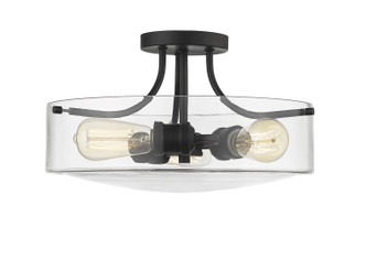 Delaney Three Light Semi Flush Mount (471SF-MB)