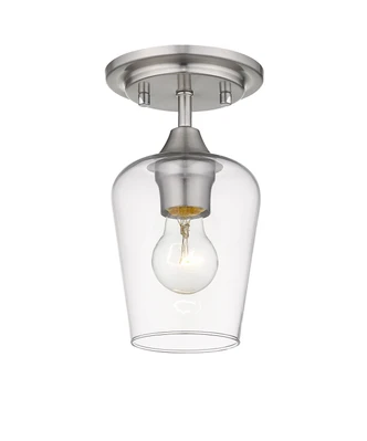 Joliet One Light Flush Mount (473F1-BN)