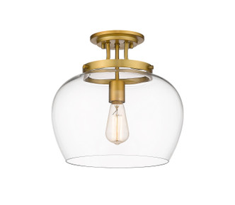 Z-Lite - 473SF13-OBR - One Light Semi Flush Mount - Joliet - Olde Brass