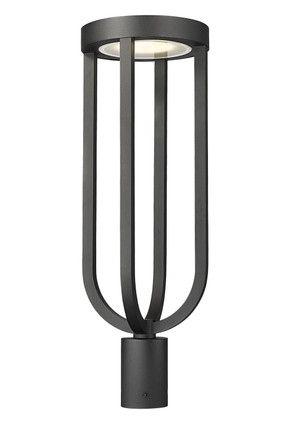 Z-Lite - 5005PHB-BK-LED - LED Outdoor Post Moun Fixture - Leland - Sand Black