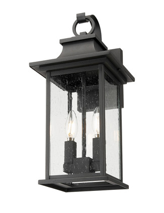 Tiberius Two Light Outdoor Wall Sconce (5017M-BK)