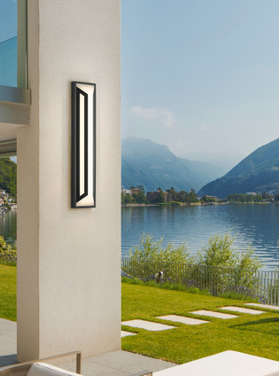 Banff LED Outdoor Wall Mount (5028XL-BK-LED)