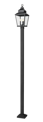 Z-Lite - 5029PHBS-536P-BK - Three Light Outdoor Post Mount - Raphael - Sand Black