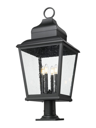 Raphael Four Light Outdoor Pier Mount (5029PHXLR-533PM-BK)