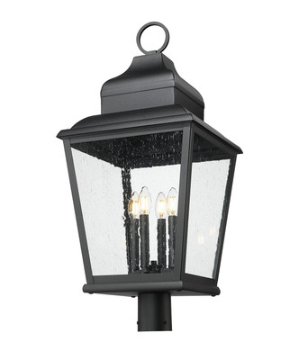 Raphael Four Light Outdoor Post Mount (5029PHXLR-BK)