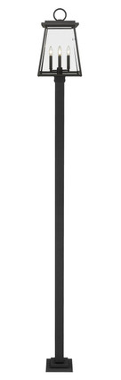 Broughton Four Light Outdoor Post Mounted Fixture (521PHBS-536P-BK)