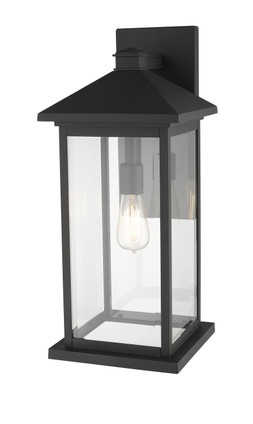 Portland One Light Outdoor Wall Light (531BXL-BK)