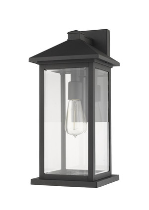 Portland One Light Outdoor Wall Light (531MXL-BK)