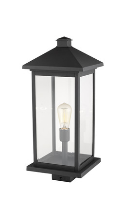 Portland One Light Outdoor Post Mount Fixture (531PHBXLS-BK)