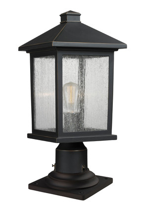 Z-Lite - 531PHMR-533PM-ORB - One Light Outdoor Pier Mounted Fixture - Portland - Oil Rubbed Bronze