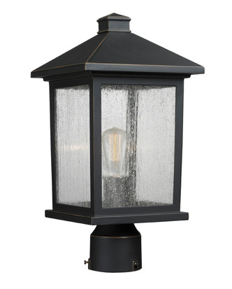 Z-Lite - 531PHMR-ORB - One Light Outdoor Post Mount Fixture - Portland - Oil Rubbed Bronze