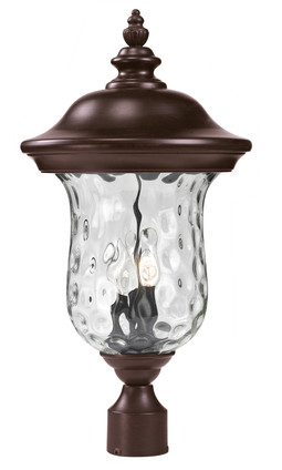 Z-Lite - 533PHB-RBRZ - Three Light Outdoor Post Mount Fixture - Armstrong - Bronze