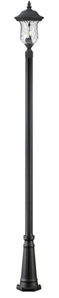 Z-Lite - 533PHM-519P-BK - Two Light Outdoor Post Mounted Fixture - Armstrong - Black