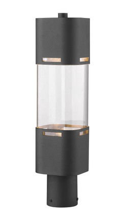 Z-Lite - 562PHBR-BK-LED - LED Outdoor Post Mount - Lestat - Black