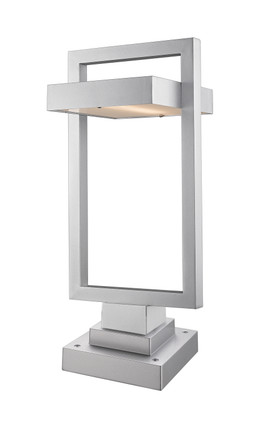Z-Lite - 566PHBS-SQPM-SL-LED - LED Outdoor Pier Mounted Fixture - Luttrel - Silver