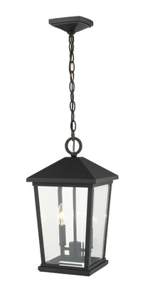 Beacon Two Light Outdoor Chain Mount Ceiling Fixture (568CHB-BK)