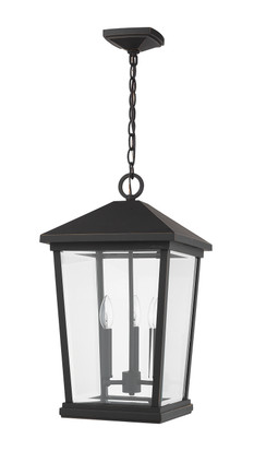 Beacon Three Light Outdoor Chain Mount Ceiling Fixture (568CHXL-ORB)