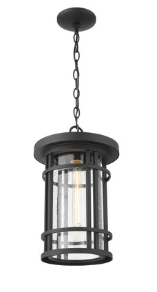 Jordan One Light Outdoor Chain Mount Ceiling Fixture (570CHB-BK)