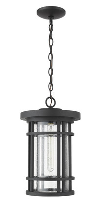 Jordan One Light Outdoor Chain Mount Ceiling Fixture (570CHB-BK)