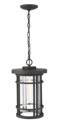 Jordan One Light Outdoor Chain Mount Ceiling Fixture (570CHB-ORB)