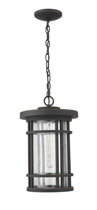 Jordan One Light Outdoor Chain Mount Ceiling Fixture (570CHB-ORB)