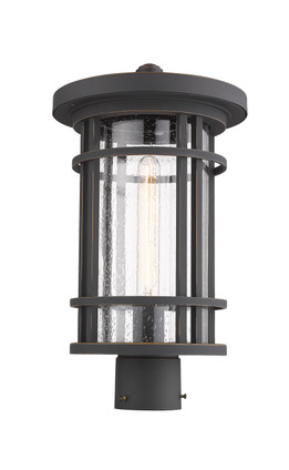 Jordan One Light Outdoor Post Mount Fixture (570PHB-ORB)