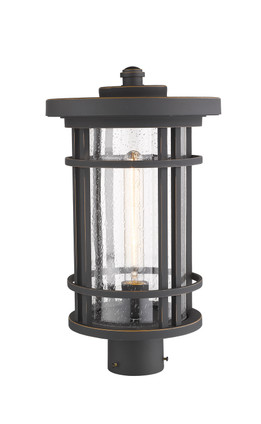 Jordan One Light Outdoor Post Mount Fixture (570PHB-ORB)