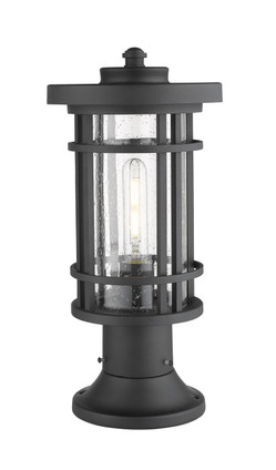 Jordan One Light Outdoor Pier Mounted Fixture (570PHM-553PM-BK)