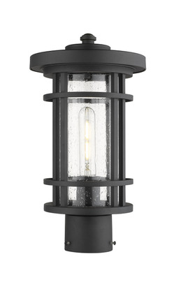 Z-Lite - 570PHM-BK - One Light Outdoor Post Mount Fixture - Jordan - Black